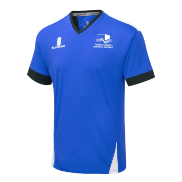 TOWER HAMLETS DISTRICT Blade Training Shirt : Royal / Navy / White