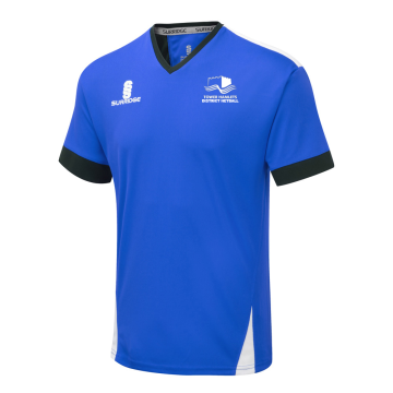 TOWER HAMLETS DISTRICT Blade Training Shirt : Royal / Navy / White